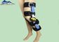 Hỗ trợ đầu gối có thể điều chỉnh màu đen Hỗ trợ chỉnh hình ban nhạc chân để phục hồi chức năng gãy xương nhà cung cấp